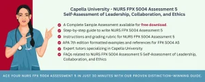 NURS FPX 5004 Assessment 5