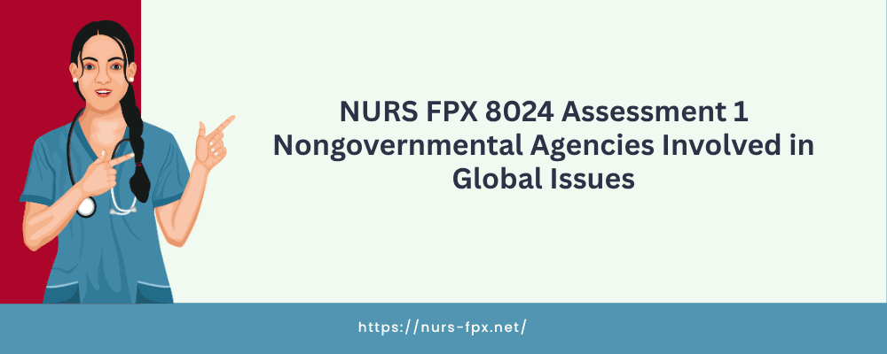 NURS FPX 8024 Assessment 1 Nongovernmental Agencies Involved in Global Issues